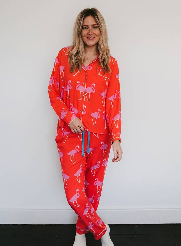 ANORAK Flamingo Ecovero Pj Set XS